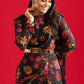Black Gulzaar Pre Stitched Saree