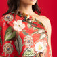 One shoulder top with Lungi
