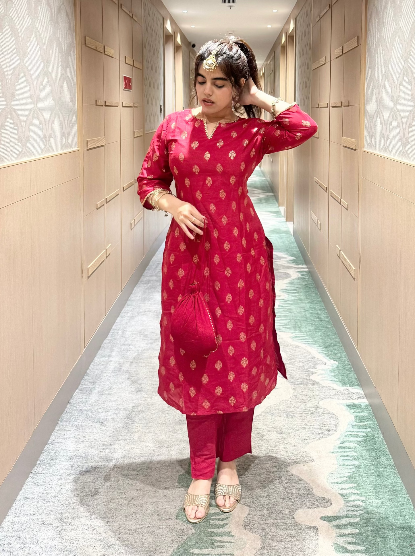 Rose Kurta Set