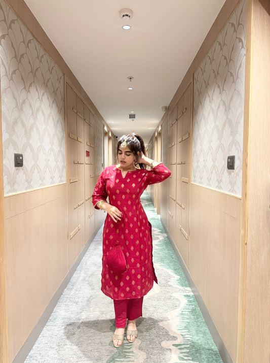Rose Kurta Set