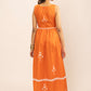 GOLDEN HOUR GATHERED DRESS