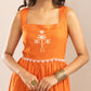 GOLDEN HOUR GATHERED DRESS