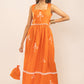 GOLDEN HOUR GATHERED DRESS