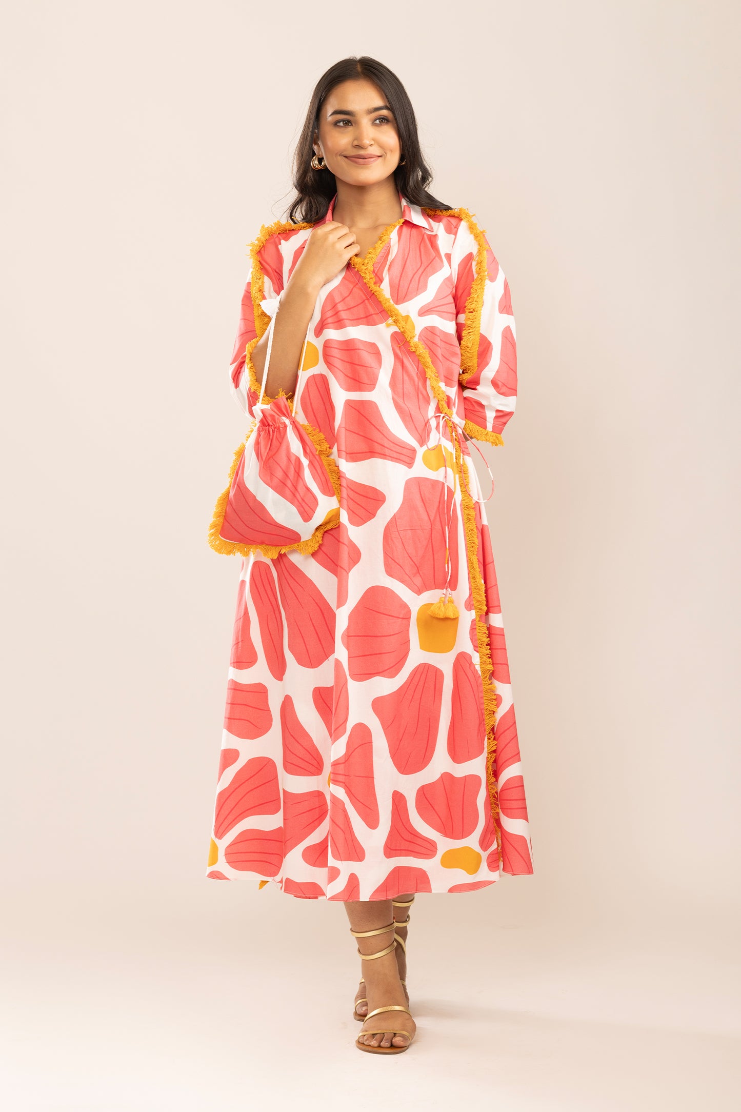 POPPINS OVERLAP DRESS