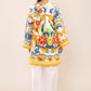 SUNSHINE STORIES KURTA WITH PALAZZO AND DUPATTA